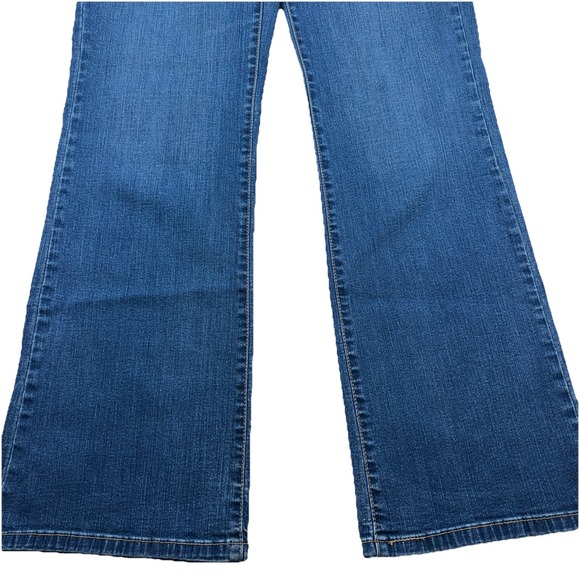 Levi's 512 Boot Cut Women's Jeans Size 12 Medium Perfectly Slimming Blue - Picture 4 of 6